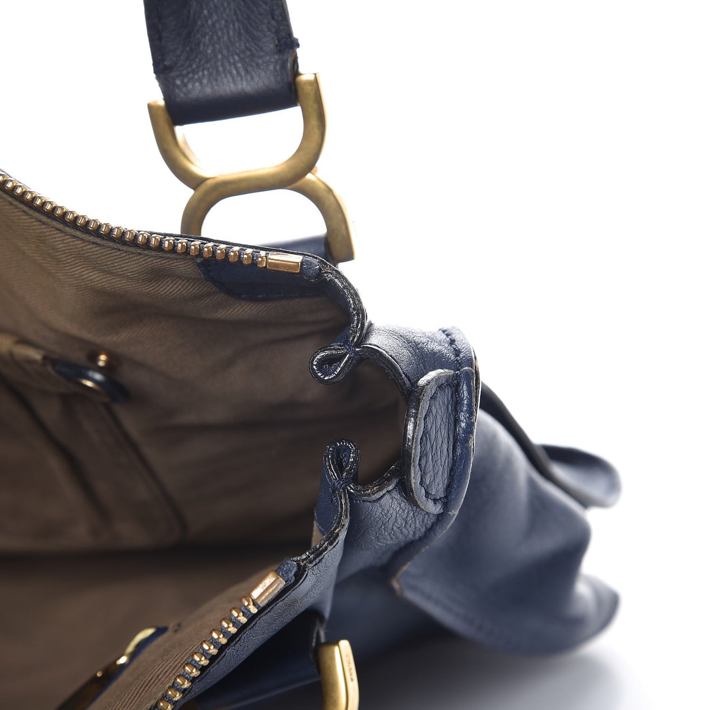 Calfskin Medium Marcie Satchel Teal