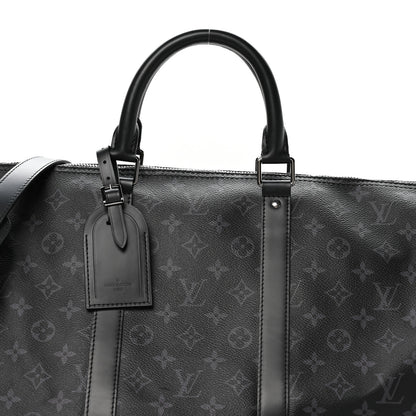 Louis Vuitton Monogram Eclipse Keepall Bandouliere 55 7 of 9