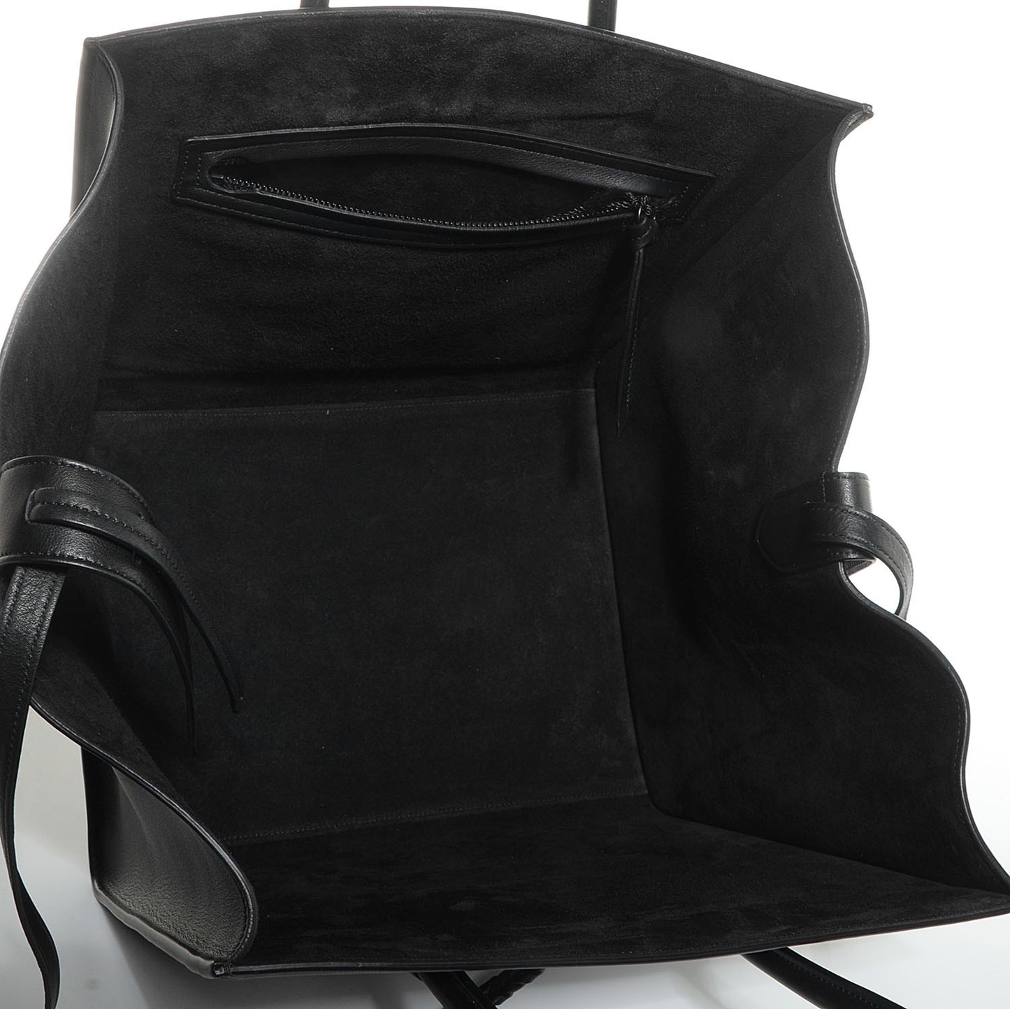Smooth Calfskin Medium Phantom Luggage Black