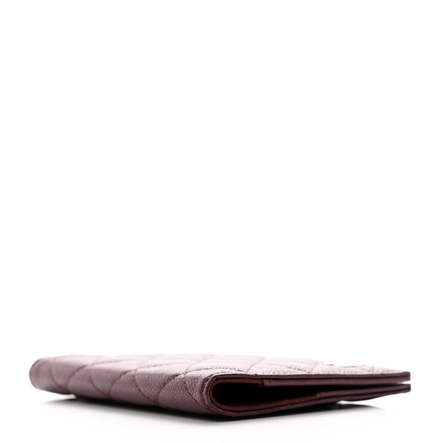 Chanel Caviar Quilted Passport Holder Dark Purple 4 of 9