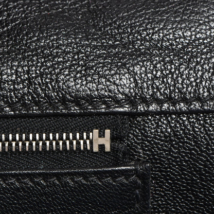 Hermes Taurillon Clemence Birkin 35 Black 12 of 26