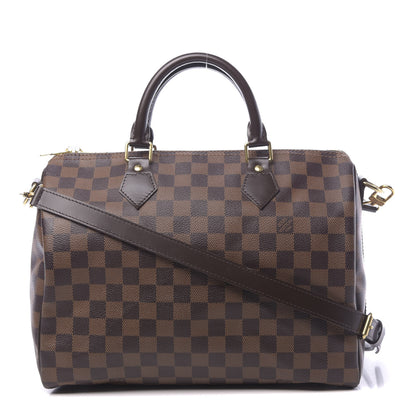 Louis Vuitton Damier Ebene Speedy Bandouliere 30 1 of 12