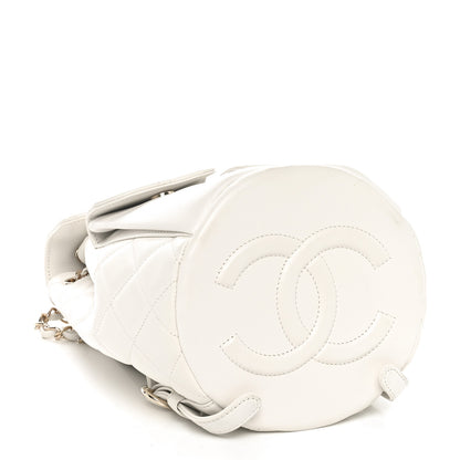 Chanel Caviar Quilted Pockets Backpack White 4 of 10