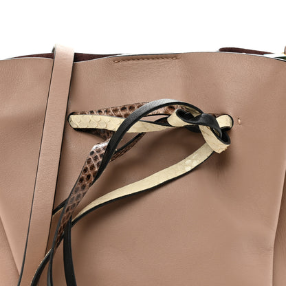 Valentino Garavani Vitello Ayers VLogo Bucket Bag Rose Cannelle 7 of 10
