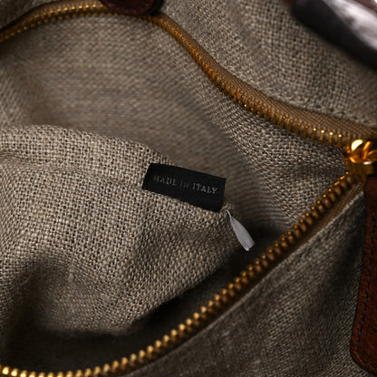 Miu Miu Buffalo Leather Studded Hobo Brown 10 of 15