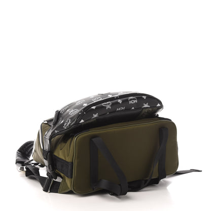 MCM Nylon Visetos Medium Jemison 2-in-1 Backpack Loden Green 3 of 9