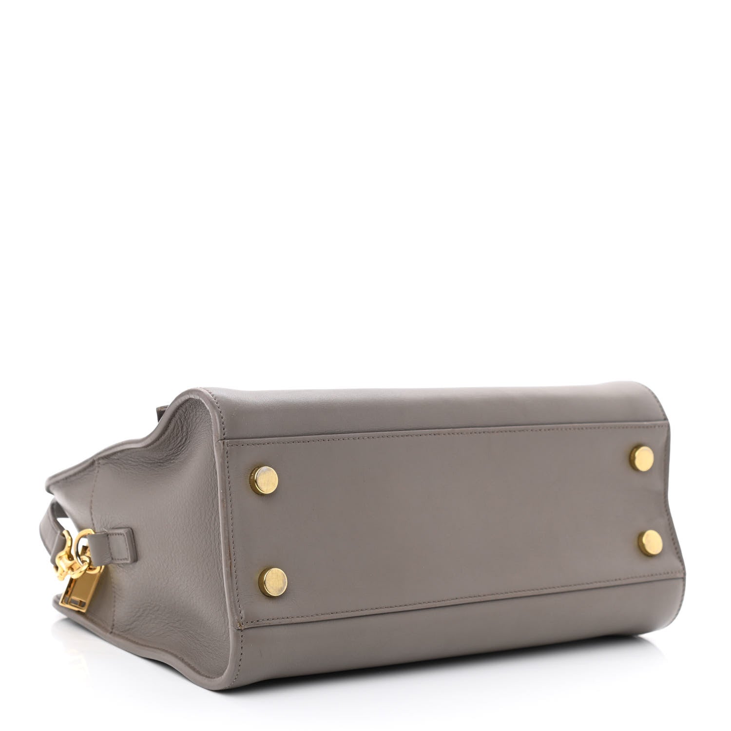 Saint Laurent Calfskin Monogram Baby Cabas Fog 4 of 17