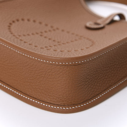 Hermes Taurillon Clemence Evelyne TPM Gold 7 of 10
