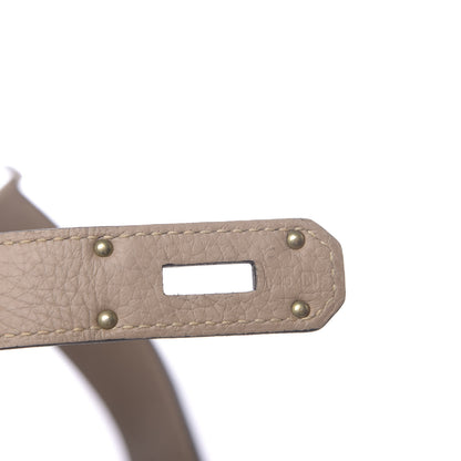 Hermes Taurillon Clemence Jypsiere 34 Gris Tourterelle 7 of 12