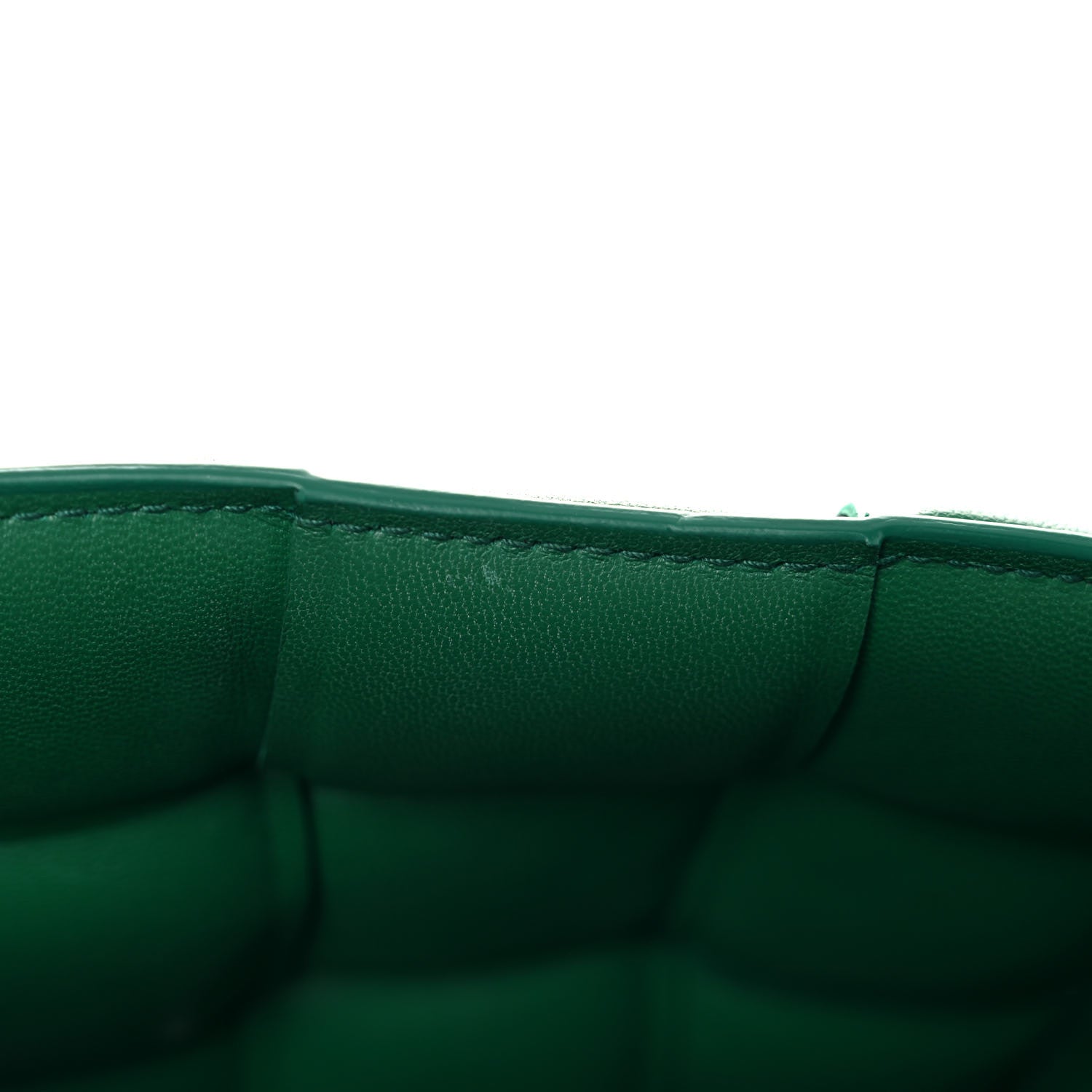 Bottega Veneta Nappa Maxi Intreccio Padded Cassette Crossbody Bag Racing Green 14 of 19