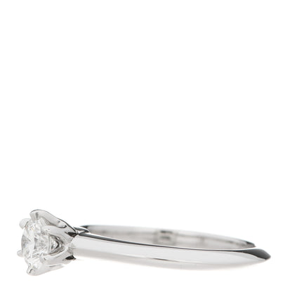Tiffany Platinum Diamond .43ct Solitaire Engagement Ring 50 5.5 3 of 7