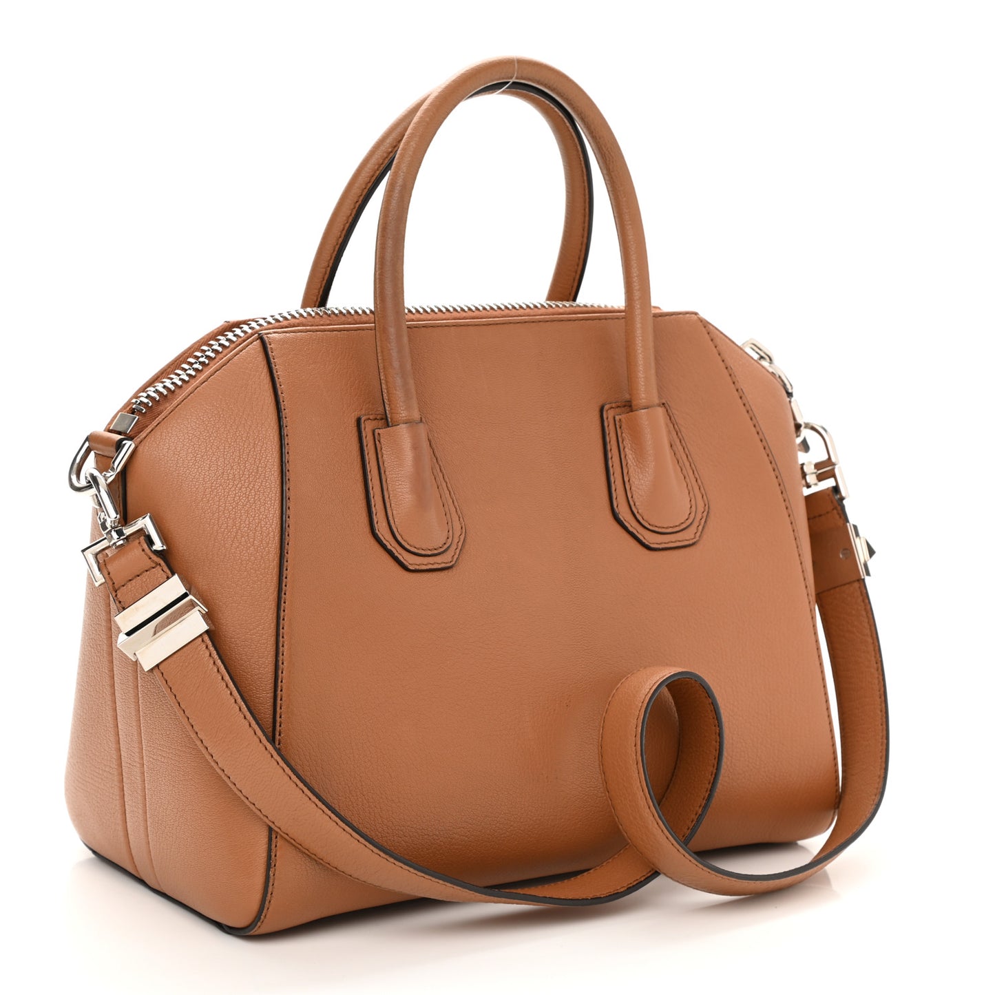 Sugar Goatskin Small Antigona Caramel