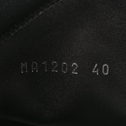 Louis Vuitton Calfskin Patent Monogram Ruby Flat Ranger Boots 40 Black 8 of 8