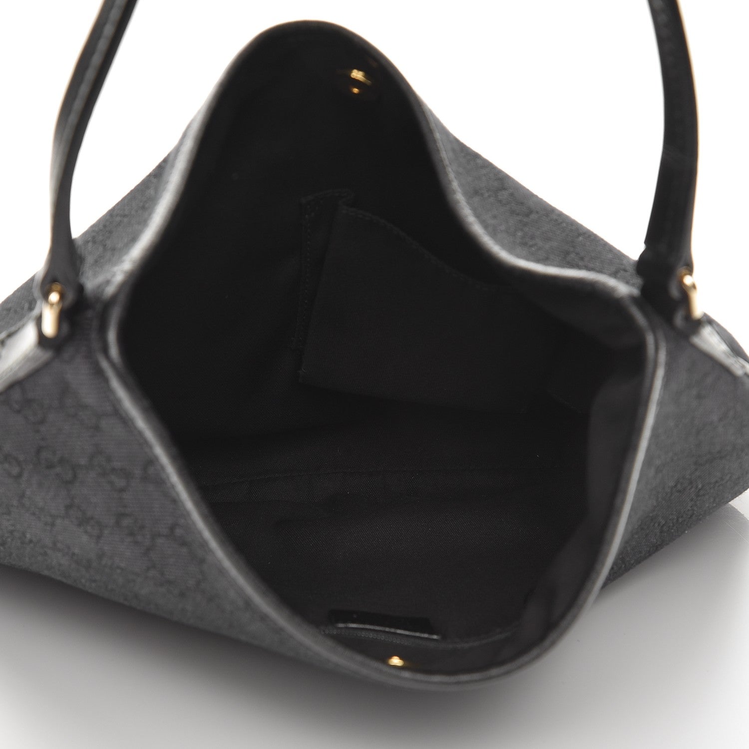 Gucci Monogram Medium New Britt Hobo Black 5 of 9