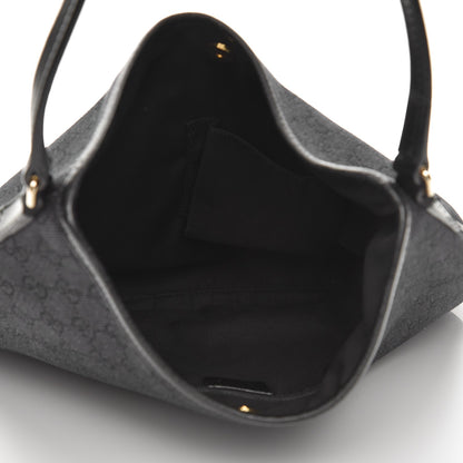 Gucci Monogram Medium New Britt Hobo Black 5 of 9