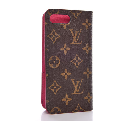 Louis Vuitton Monogram iPhone 7/8 Plus Folio Case Pink 3 of 8