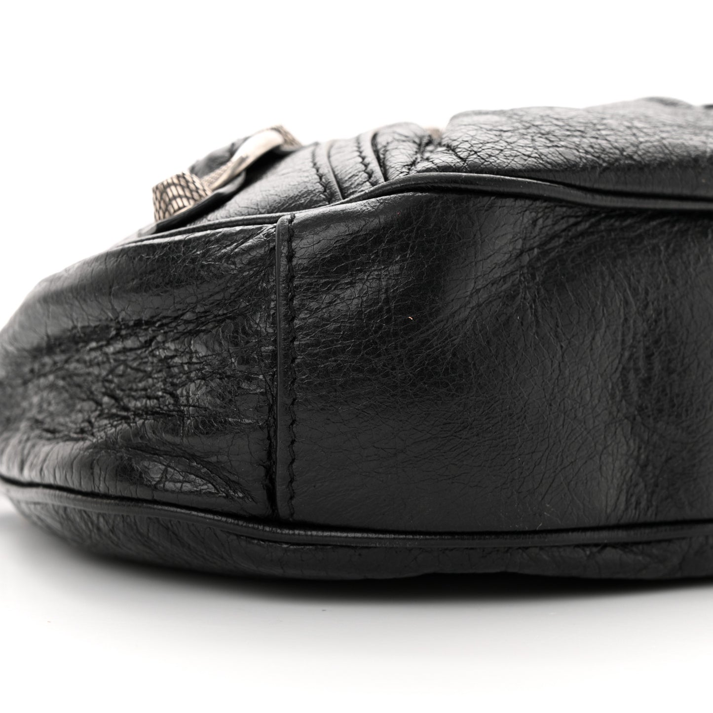 Agneau Arena Le Cagole Shoulder Bag XS Black