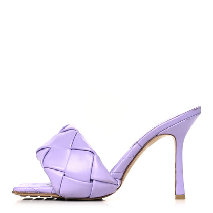 Bottega Veneta Nappa Maxi Intrecciato Lido Mule Sandals 40 Wisteria 1 of 11