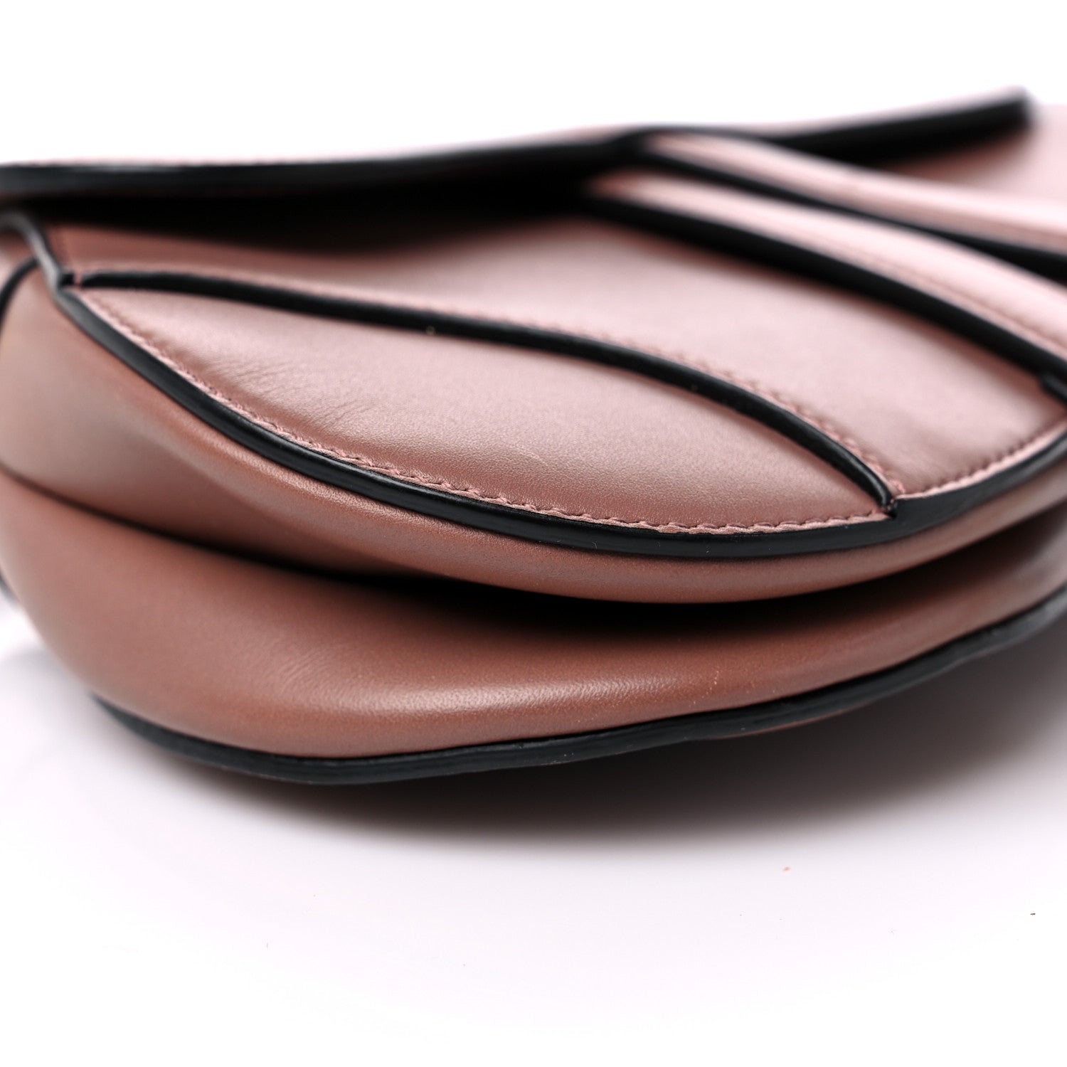 Christian Dior Calfskin Mini Saddle Bag Taupe 7 of 11