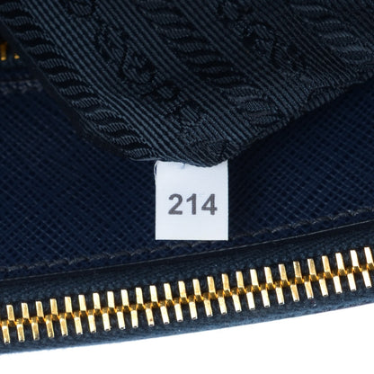 Prada Saffiano Medium Galleria Double Zip Tote Baltico 10 of 10