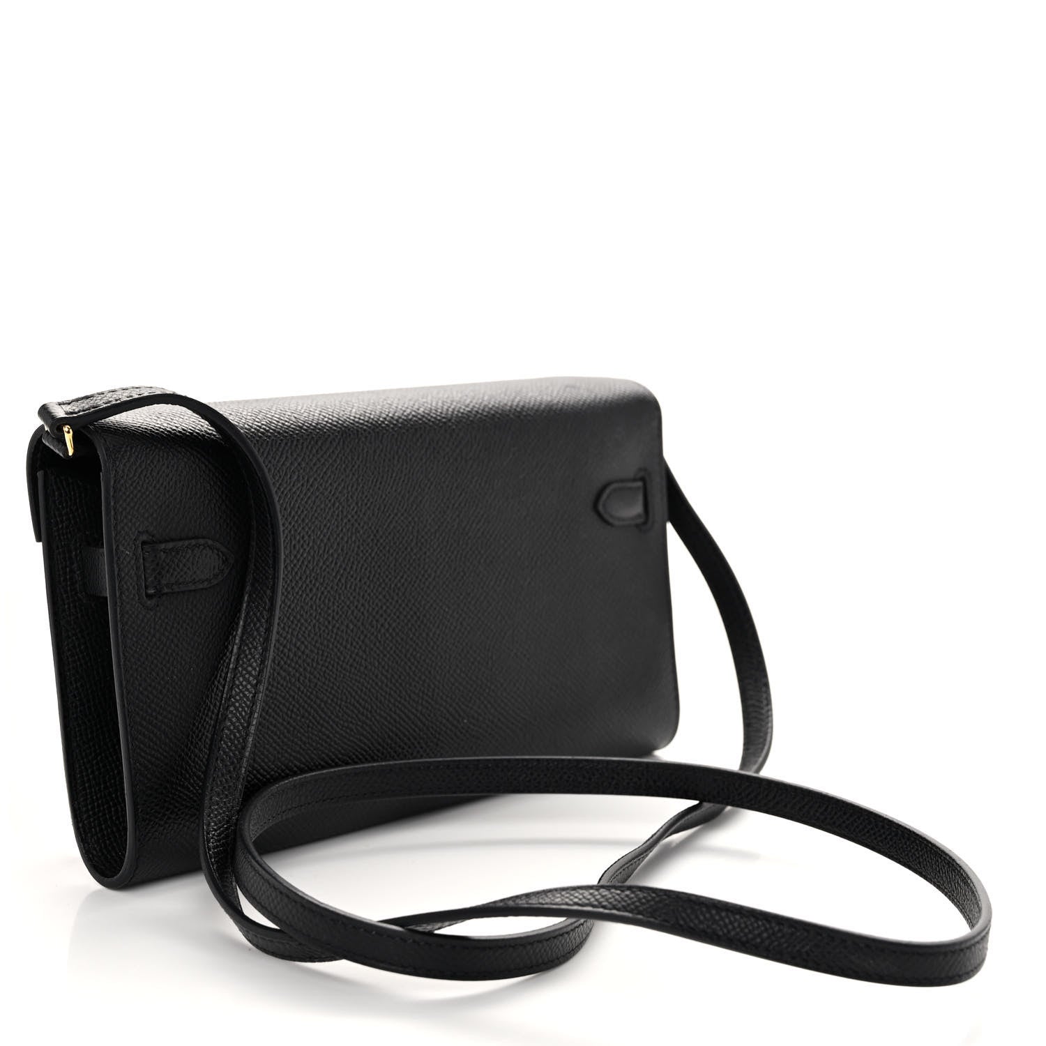 Hermes Epsom Kelly Wallet To Go Black 3 of 10