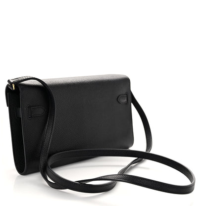 Hermes Epsom Kelly Wallet To Go Black 3 of 10