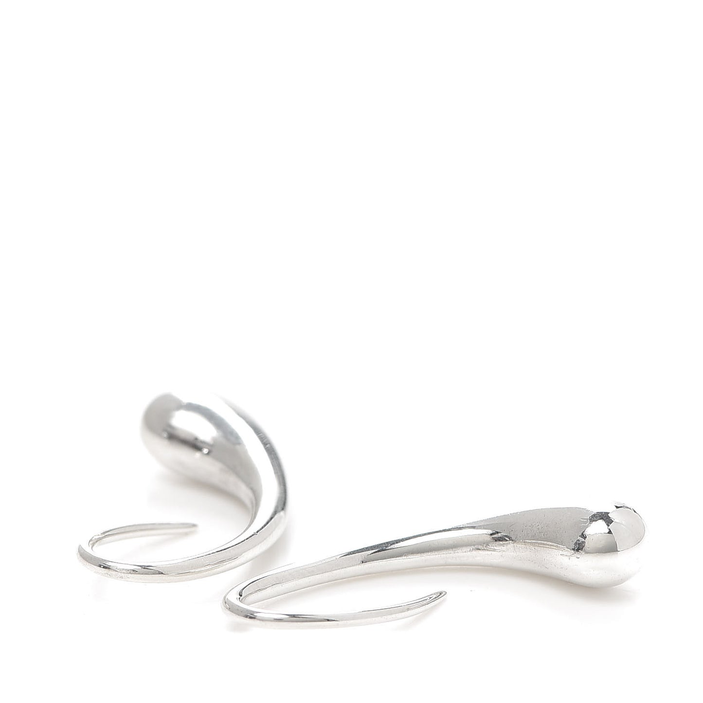 Sterling Silver Elsa Peretti Teardrop Hoop Earrings