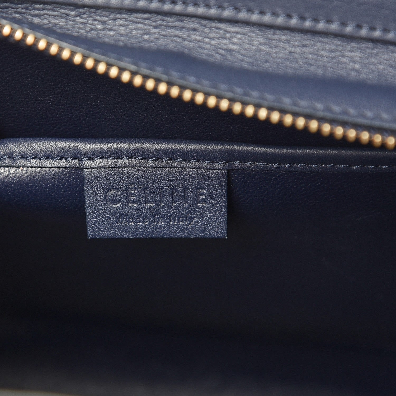 Celine Smooth Calfskin Nano Luggage Ink 6 of 8