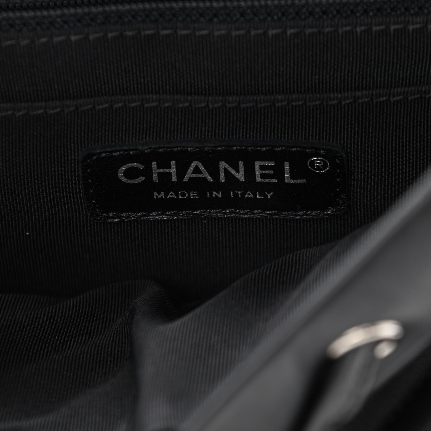 Chanel Calfskin Chevron Quilted Small Urban Spirit Backpack Black 6 of 10