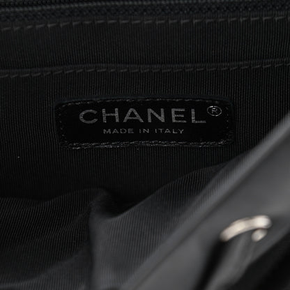 Chanel Calfskin Chevron Quilted Small Urban Spirit Backpack Black 6 of 10