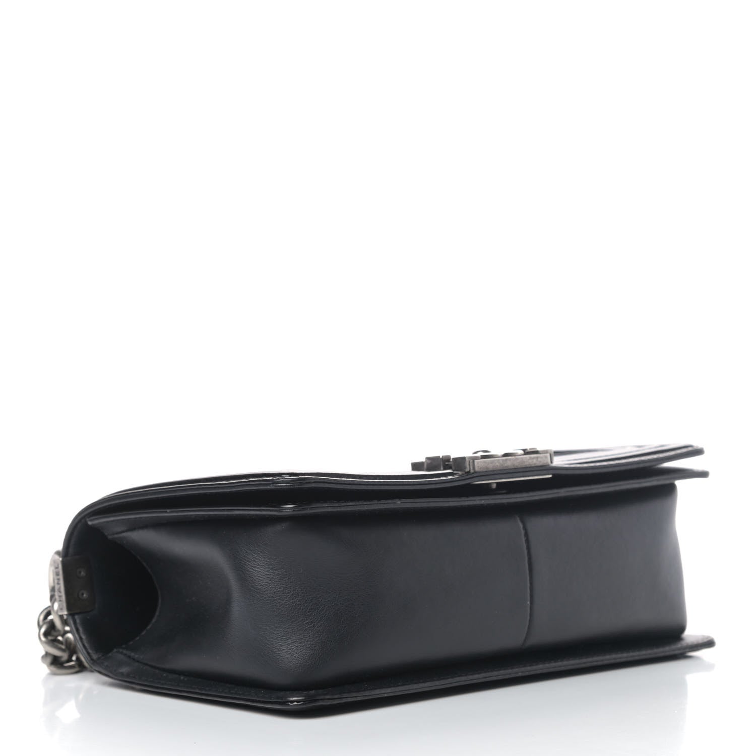 Chanel Patent Calfskin Quilted Medium Boy Flap Black 3 of 5