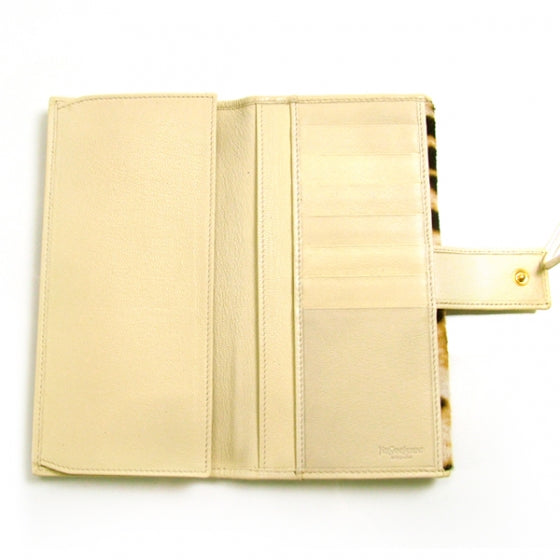 Pony Hair Leopard Wallet