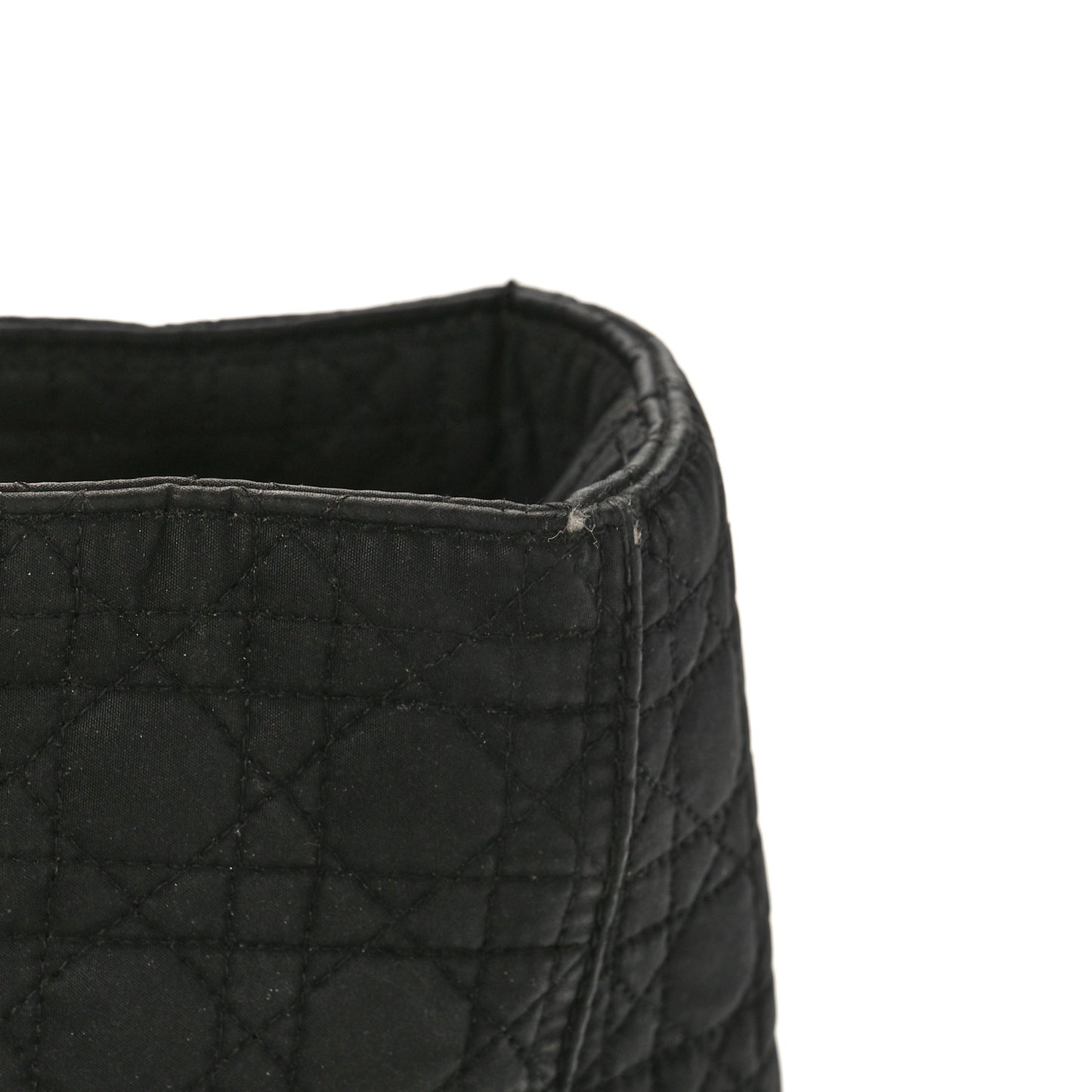 Nylon Cannage Large Lady Dior Black