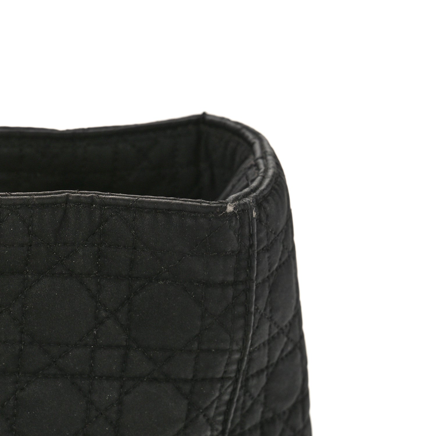 Christian Dior Nylon Cannage Large Lady Dior Black 10 of 10