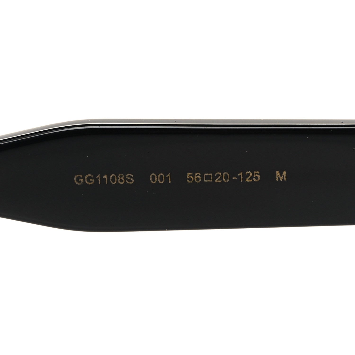 Gucci Acetate Aviator Sunglasses GG1108S Black 6 of 8