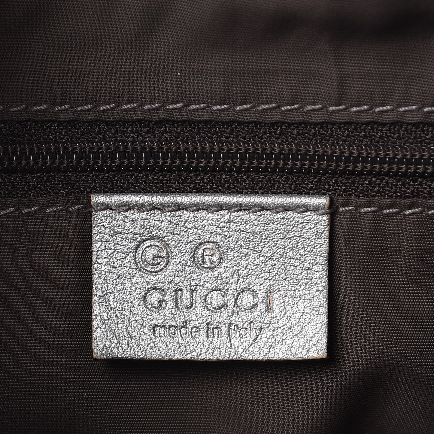 Guccissima Small Shoulder Bag Silver
