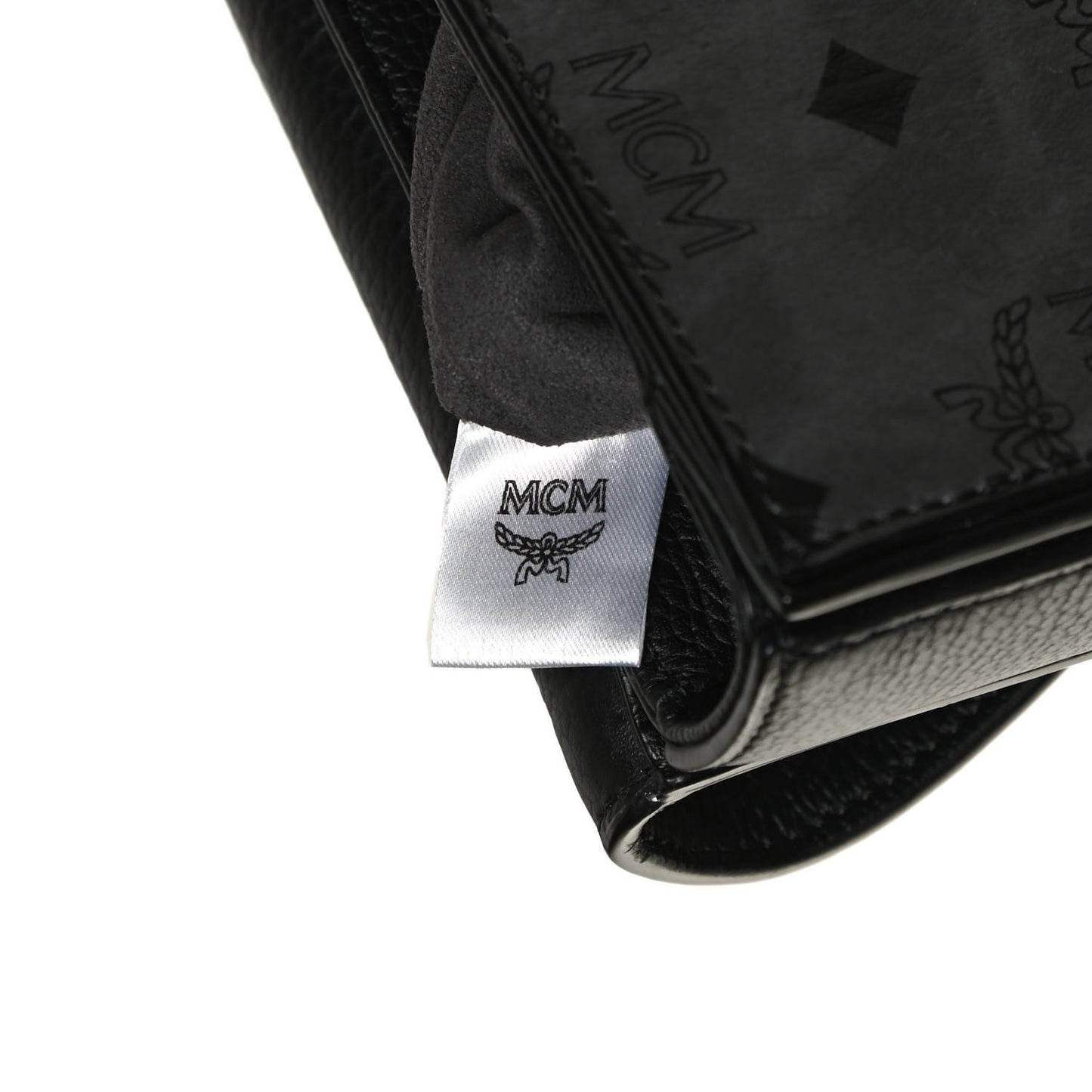 Visetos Calfskin Spot Park Avenue Medium Shoulder Bag Dark Grey Black