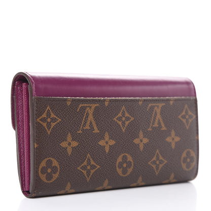 Louis Vuitton Monogram Totem Sarah Wallet Magenta 3 of 12