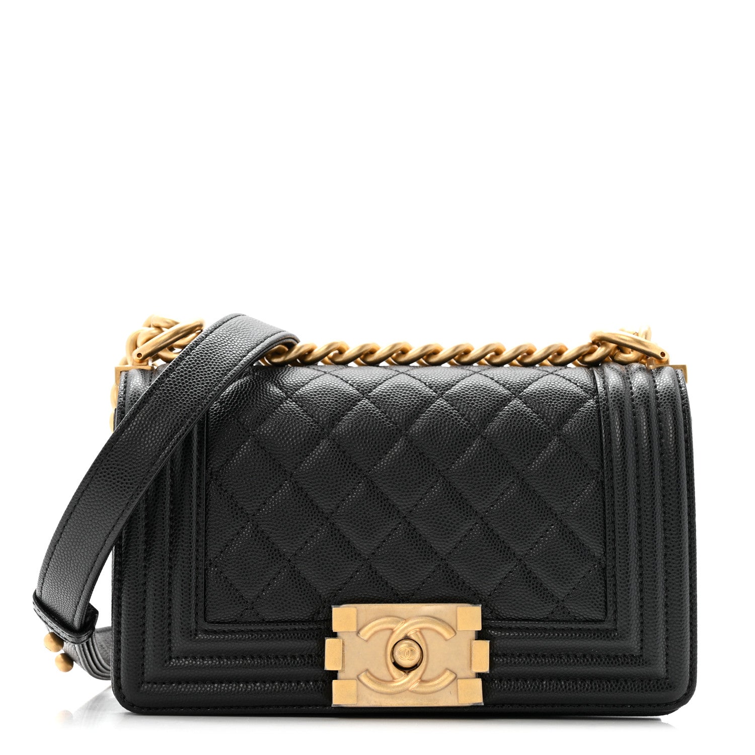 Chanel Caviar Quilted Small Boy Flap Black 1 of 11