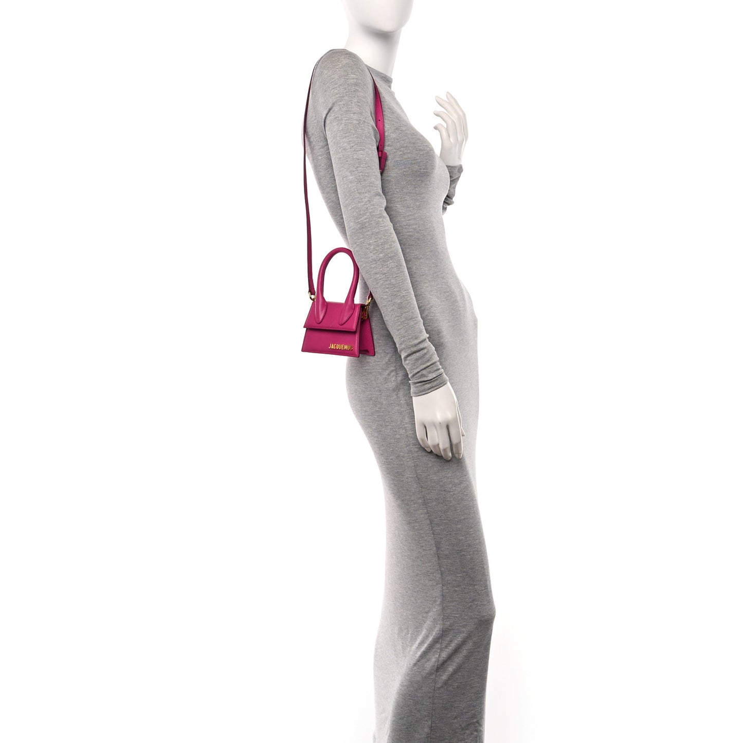 Smooth Calfskin Le Chiquito Dark Pink