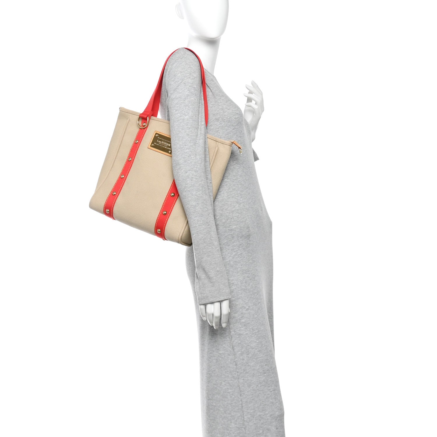 Louis Vuitton Toile Antigua Cabas MM Beige 2 of 10