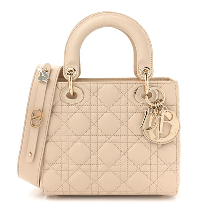 Christian Dior Lambskin Cannage Small My ABCDior Lady Dior Beige 1 of 10