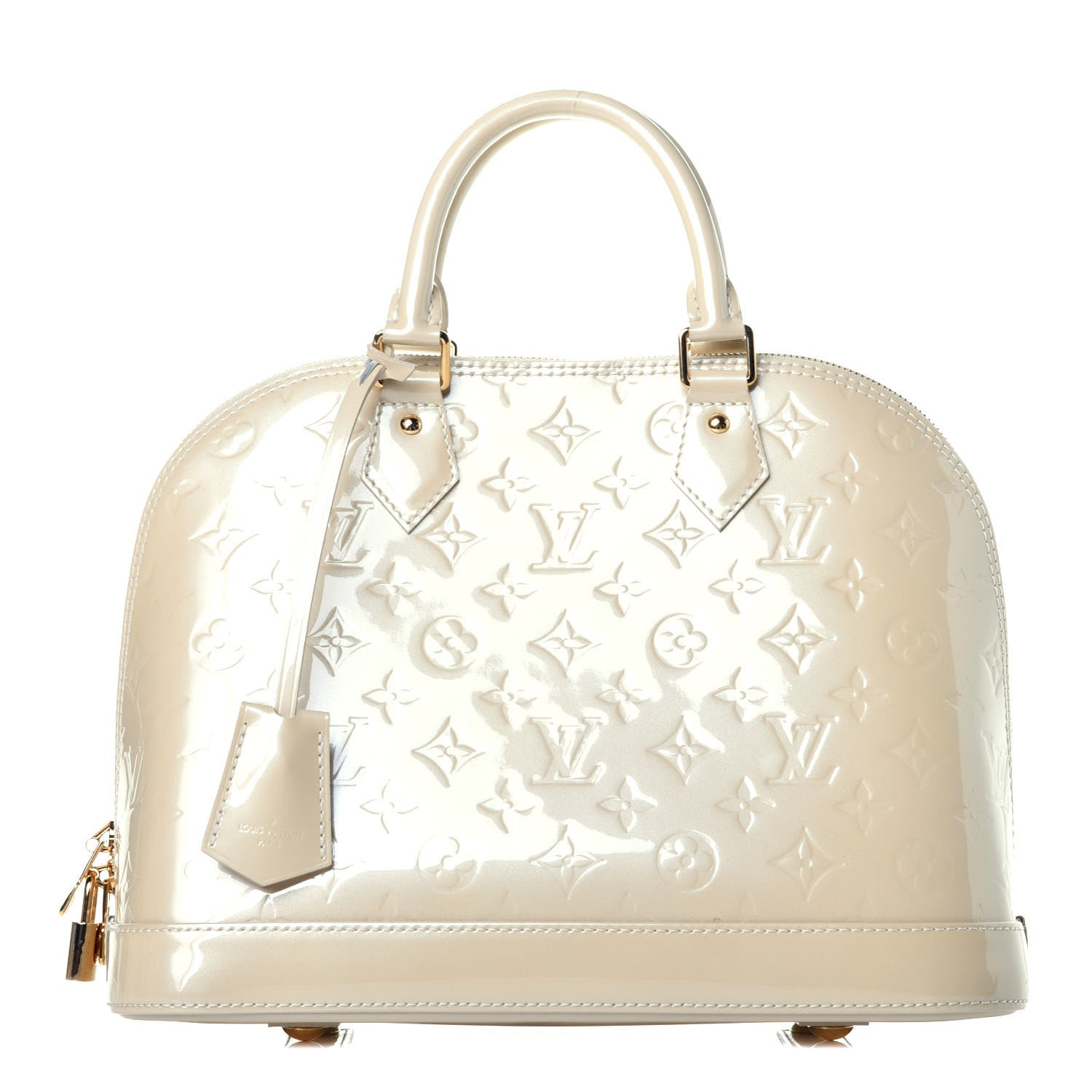 Louis Vuitton Vernis Alma PM Blanc Corail 1 of 9