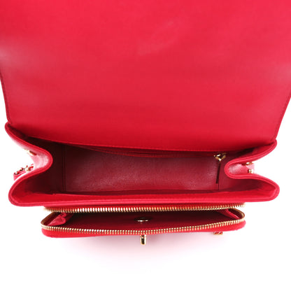 Chanel Caviar Quilted Medium Business Affinity Flap Red 5 of 11
