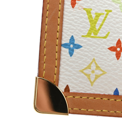 Louis Vuitton Monogram Multicolor Key Pouch White 10 of 13