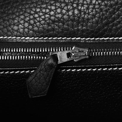 Hermes Taurillon Clemence Kelly Retourne 28 Black 16 of 27