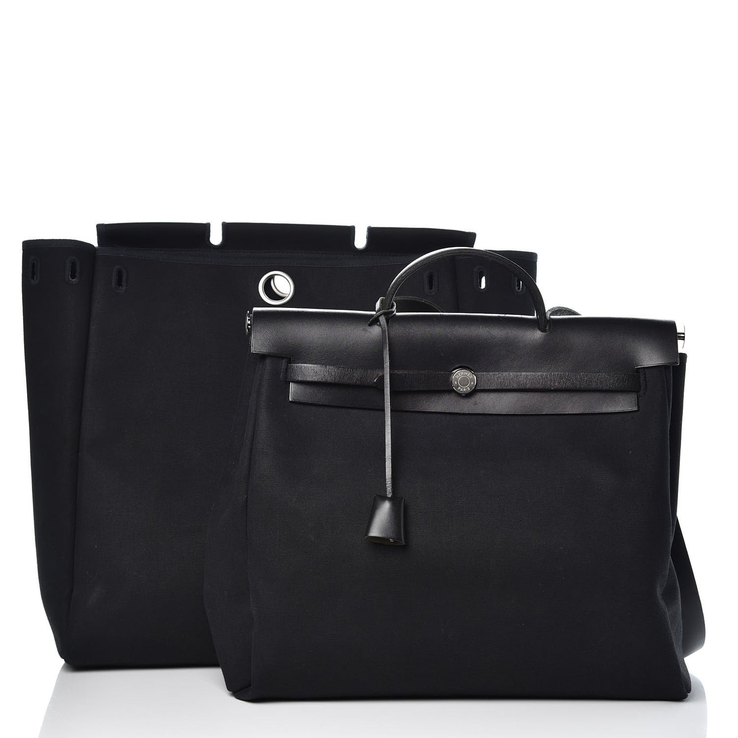 Toile Vache Calfskin Herbag 40 GM Black