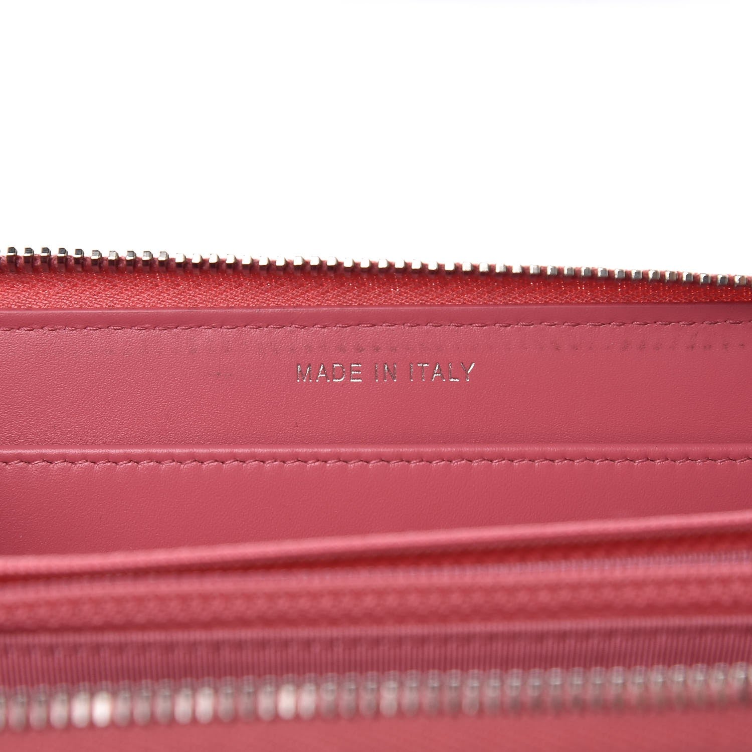 Chanel Caviar Chevron Large Gusset Zip Around Wallet Pink 8 of 11