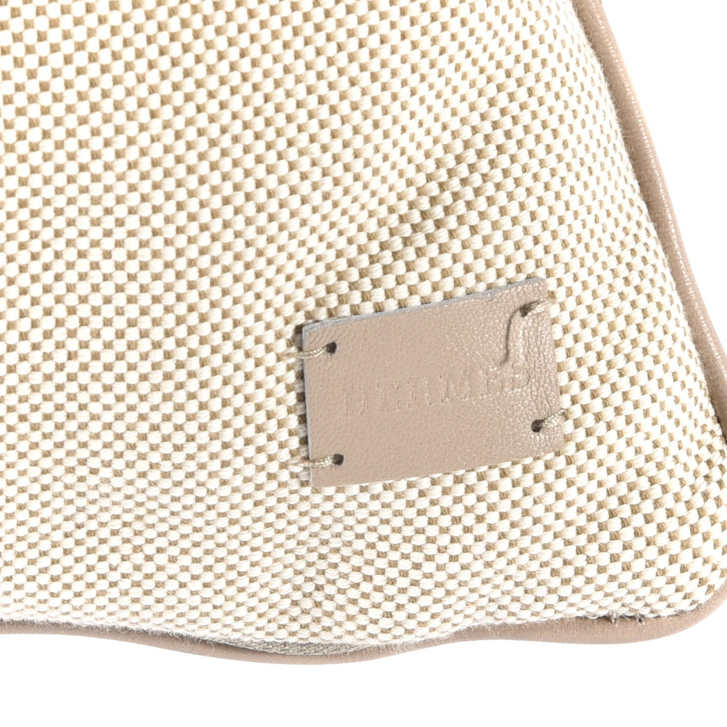 Cotton Canvas H Infini Pillow Sable