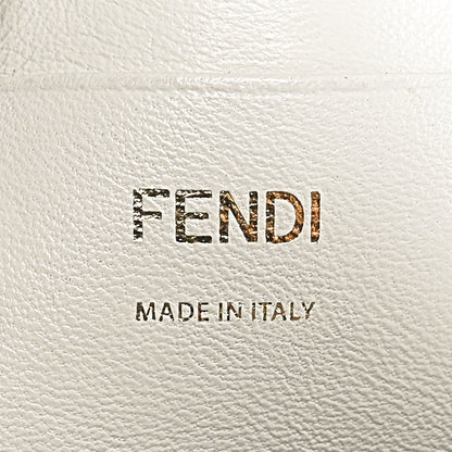 Fendi Nappa FF 1974 Embossed Mini Baguette White 6 of 10